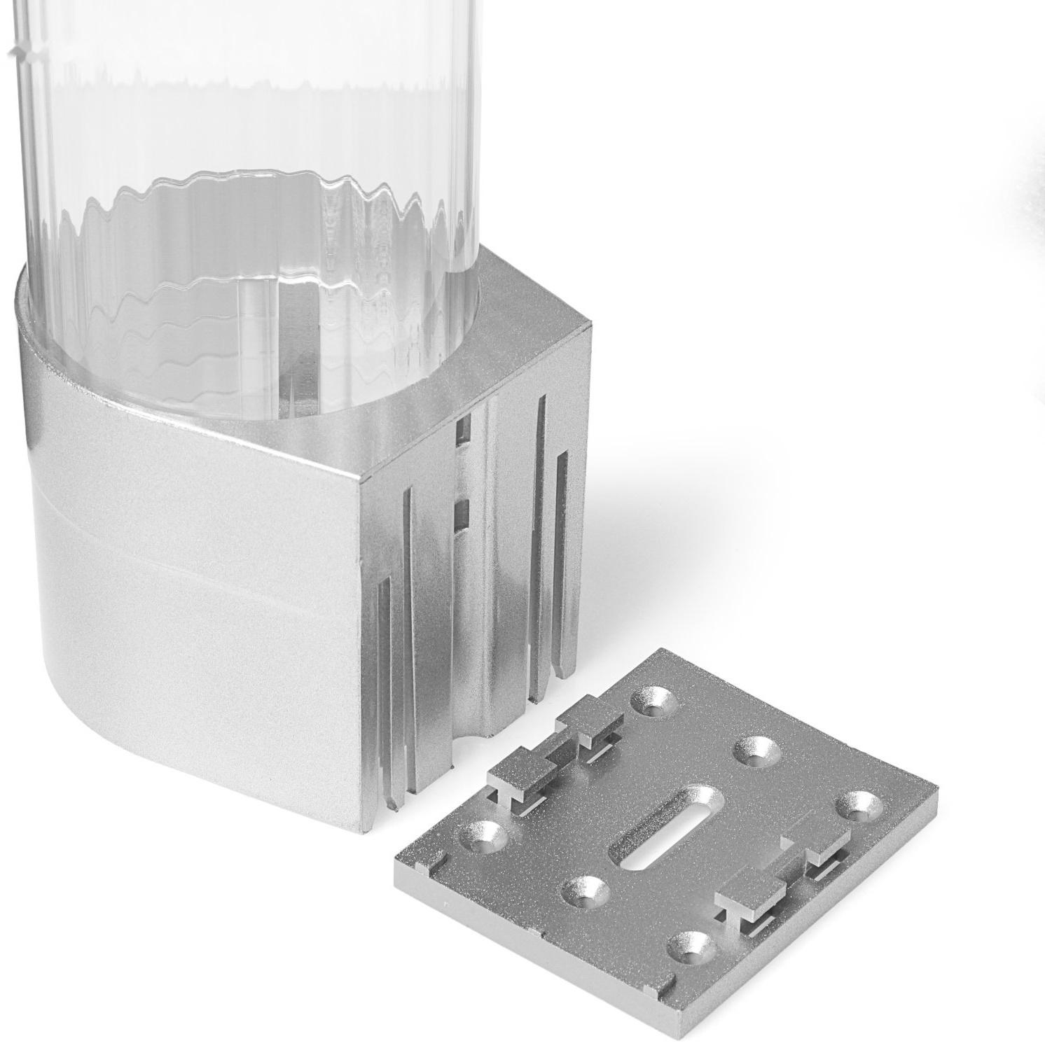 Стаканодержатель AquaWork CH-1, крепление на шурупах, 100 стаканчиков, серебристый