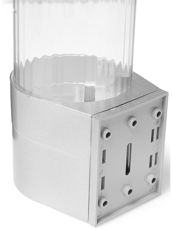 Стаканодержатель AquaWork CH-1, крепление на шурупах, 100 стаканчиков, серебристый