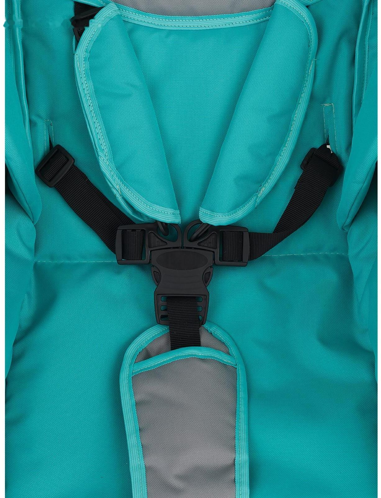 Коляска 2 в 1 Bartplast Bari, цвет серый, бирюза