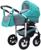 Коляска 2 в 1 Bartplast Bari, цвет серый, бирюза