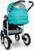 Коляска 2 в 1 Bartplast Bari, цвет серый, бирюза