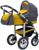 Коляска 2 в 1 Bartplast Bari, цвет серый, жёлтый