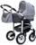 Коляска 2 в 1 Bartplast Bari, цвет графит, серый