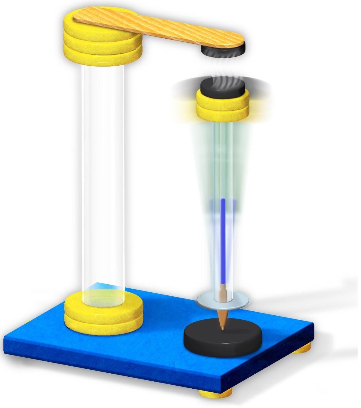 Набор для опытов «Магнитная левитация», в пакете