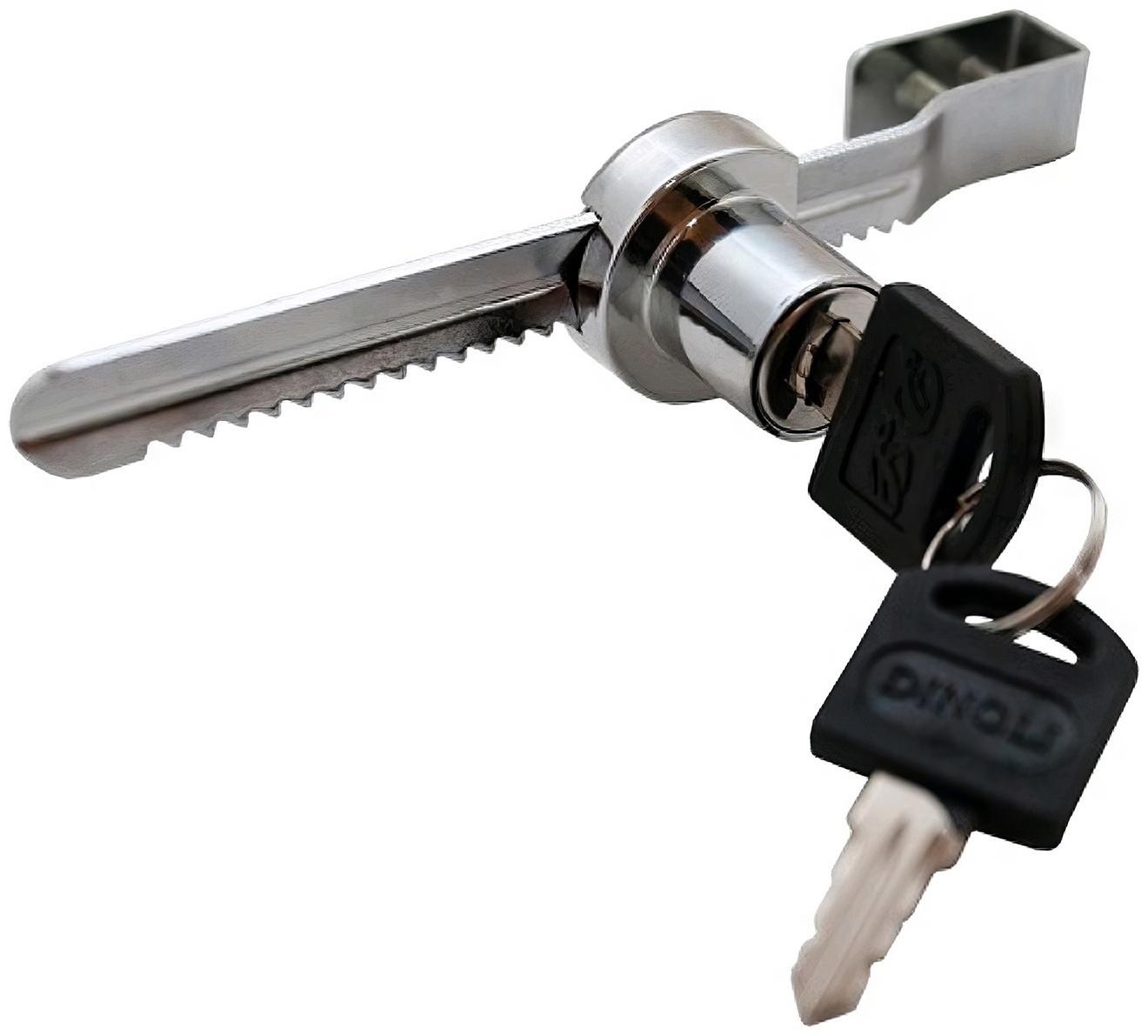 Замок-стекло MARLOK №328,  реечный, цвет хром