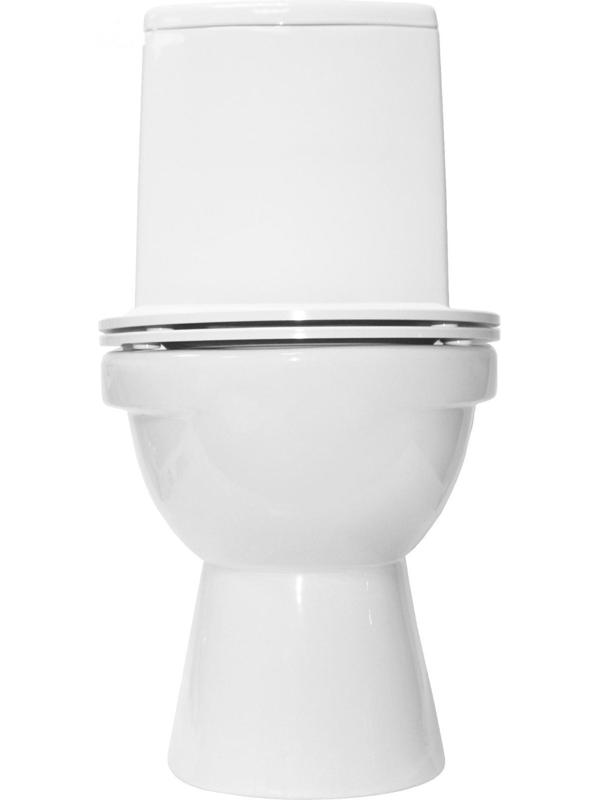 Унитаз-компакт Next Slim SL DM, 2 режима, дюропласт с микролифтом тонкое, белый