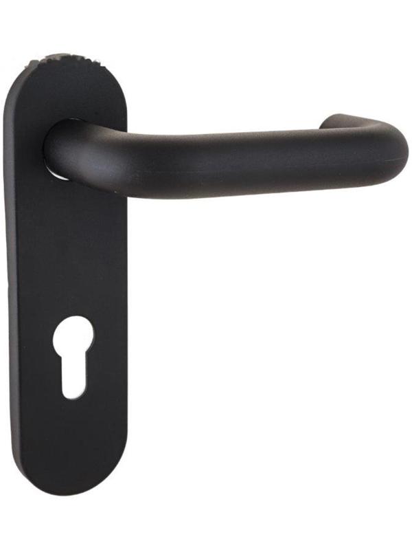 Комплект ручек AVERS HР-72.1303-BL (Spring) черные с пружиной  д./противопожар.замков