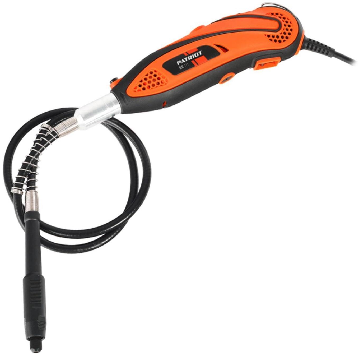 Гравер электрический PATRIOT EE111, 140Вт, 32000 об/мин, цанга 2.3/3.2 мм, 210 насадок