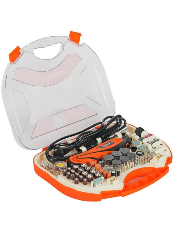 Гравер электрический PATRIOT EE111, 140Вт, 32000 об/мин, цанга 2.3/3.2 мм, 210 насадок