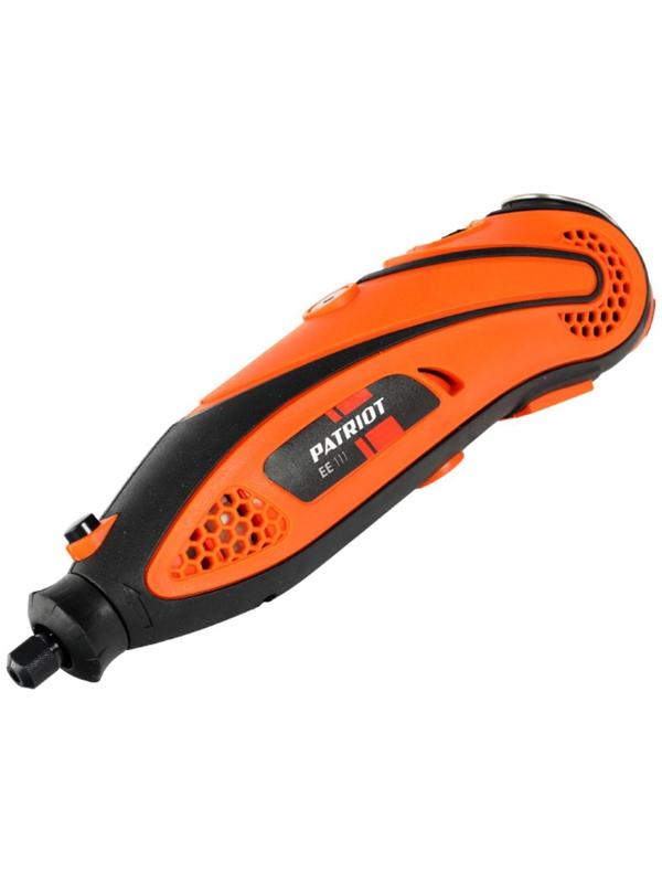Гравер электрический PATRIOT EE111, 140Вт, 32000 об/мин, цанга 2.3/3.2 мм, 210 насадок