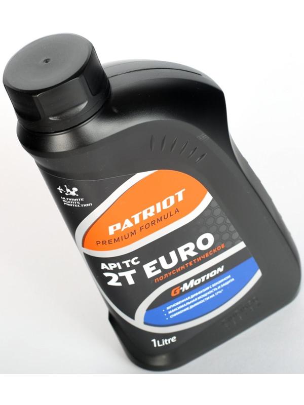 Масло полусинтетическое PATRIOT G-Motion 2Т EURO, 1л