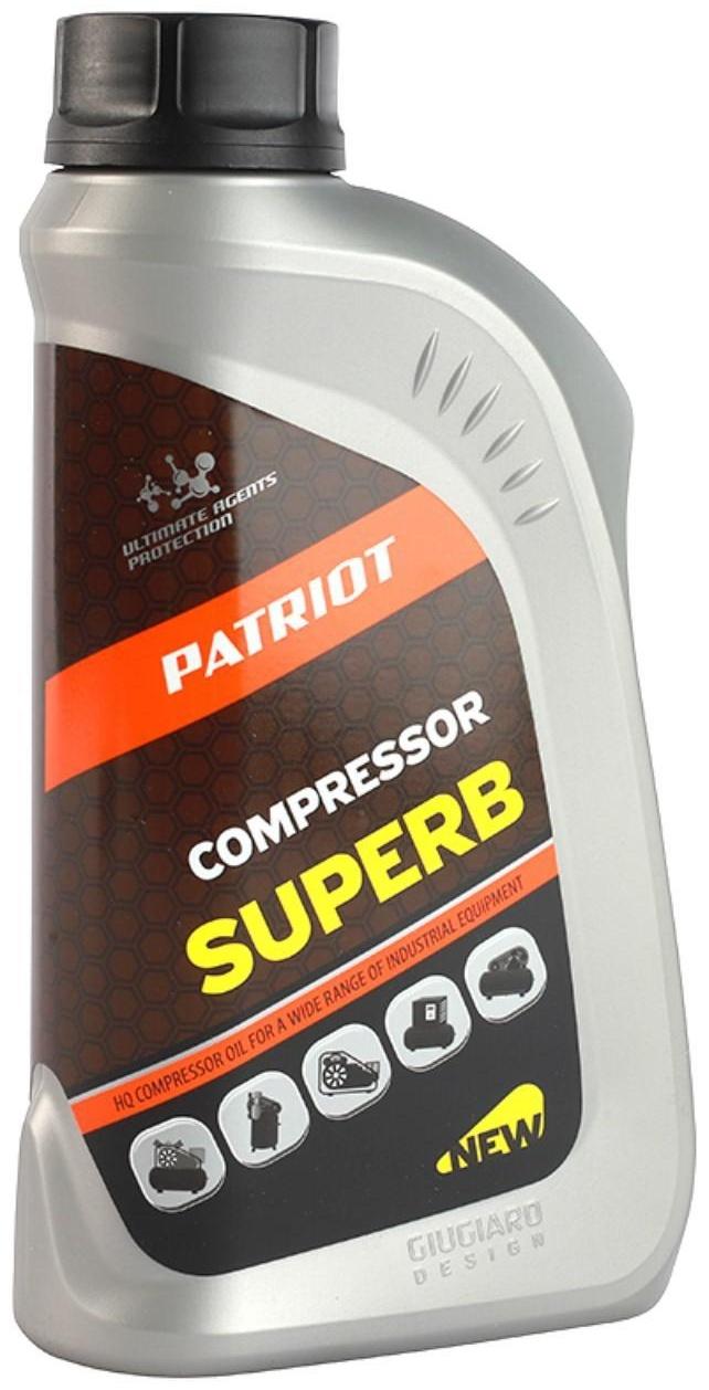 Масло компрессорное PATRIOT Compressor Superb, 1 л, -5/+35 °С