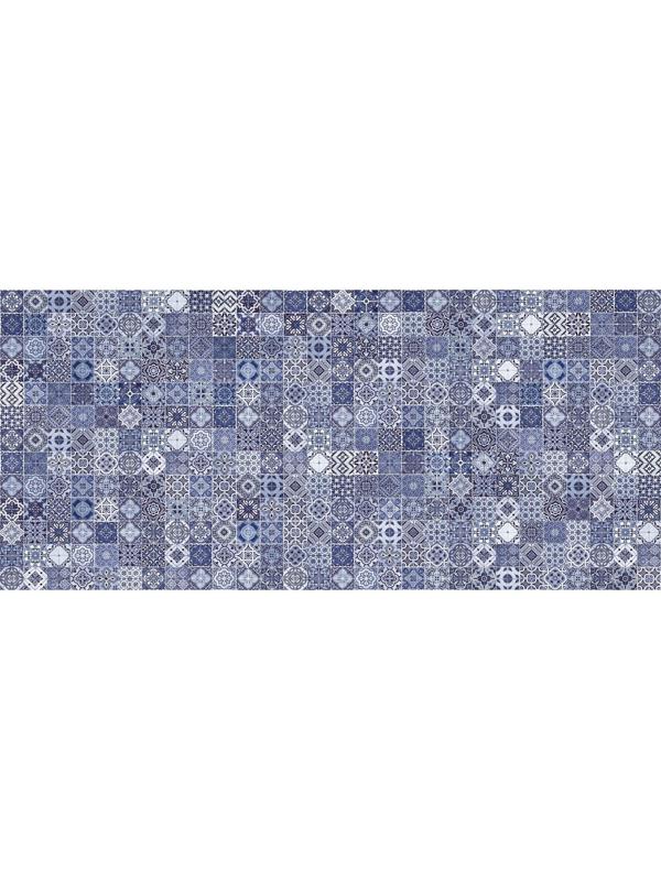 Плитка настенная Hammam голубой рельеф 200x440 (в упаковке 1,05 кв.м)