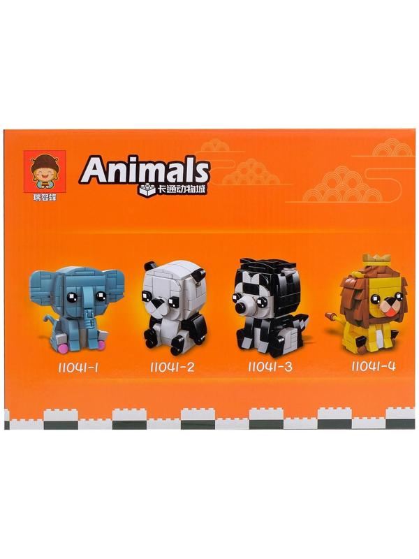 Конструктор блочный «Панда», 135 деталей