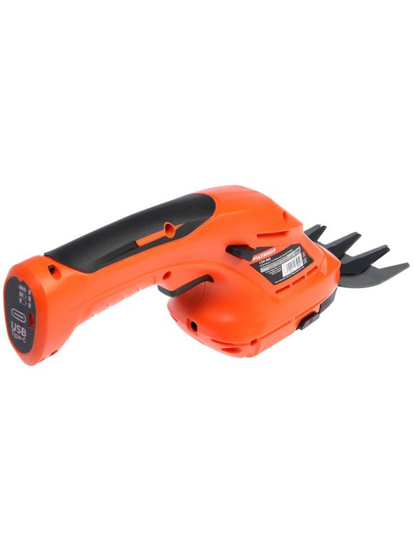 Ножницы-кусторез аккумуляторные PATRIOT CSH 360, 3.6 В, лазерная заточка, 80 мм, Type-C