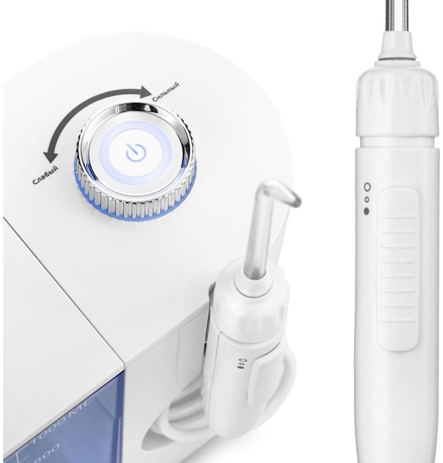 Ирригатор Kitfort КТ-2914, стационарный, 1000 мл, регулировка режимов, 6 насадок, от сети