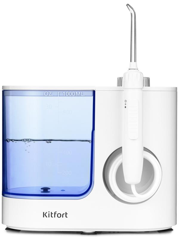 Ирригатор Kitfort КТ-2914, стационарный, 1000 мл, регулировка режимов, 6 насадок, от сети