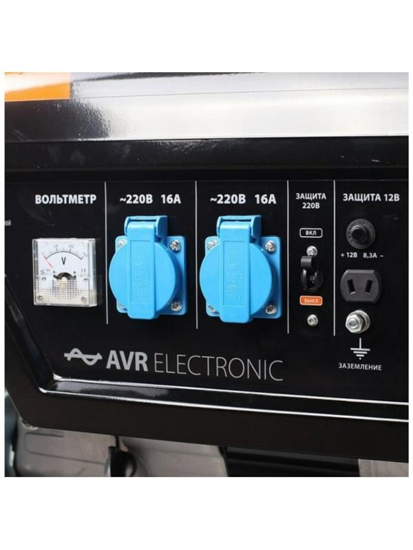 Генератор бензиновый PATRIOT GP3510, 4Т, 2.8 кВт, 2х220/12 В, 220 В, 0.6 л, ручной старт