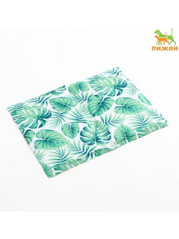 Коврик охлаждающий (губка), 40 х 30 см, тропики