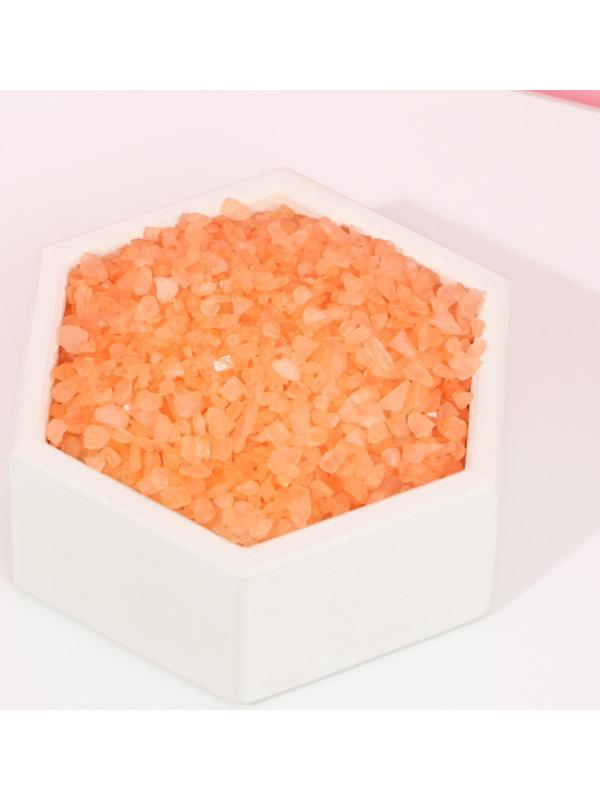 Набор «Тепла и уюта!», соль для ванны, 3 шт по 100 г, ароматы мёд, миндаль и цитрус