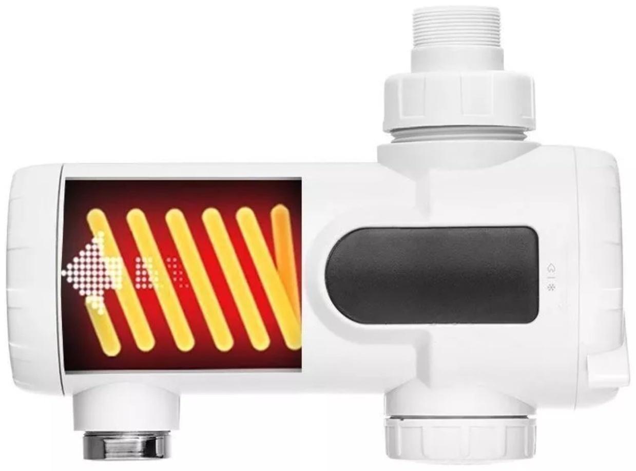 Проточный водонагреватель Kitfort КТ-4033, 3300 Вт, 6л/мин, белый