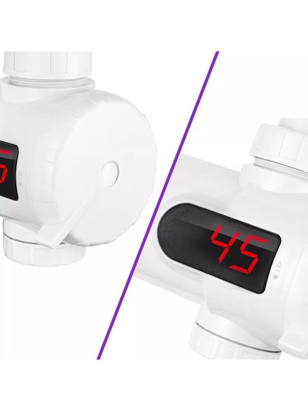 Проточный водонагреватель Kitfort КТ-4033, 3300 Вт, 6л/мин, белый