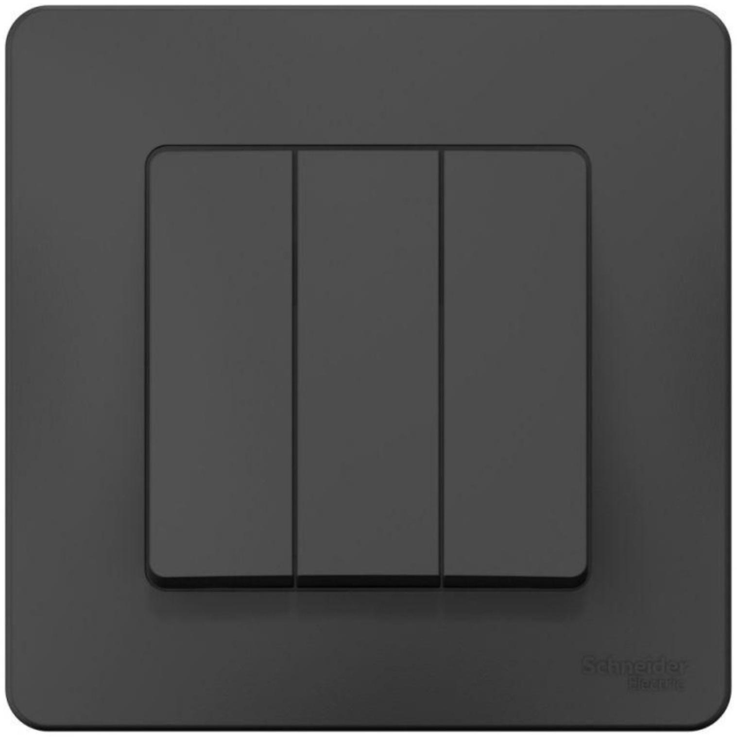 Выключатель SchE BLNVS100506 Blanca, СП, 10А, 250В, 3 клавиши