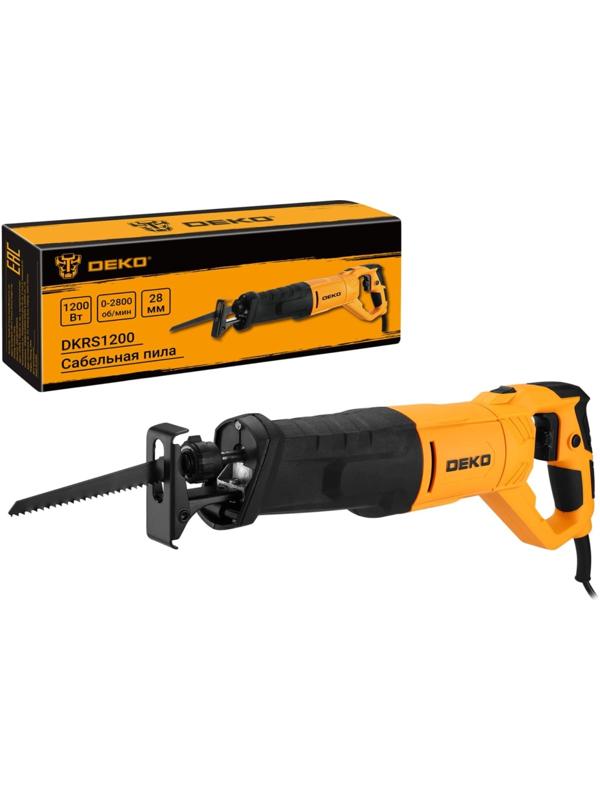 Сабельная пила DEKO DKRS1200, 1200 Вт, 2800 ход/мин