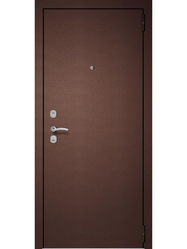 Входная дверь «Metix 22», 960×2050 мм, правая, цвет антик медь / бетон снежный