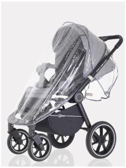Дождевик чехол на прогулочную коляску, ПВХ