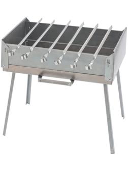 Мангал дипломат в сумке Palisad Camping, 410x280x125 мм, 1.5 мм, 6 шампуров в комплекте