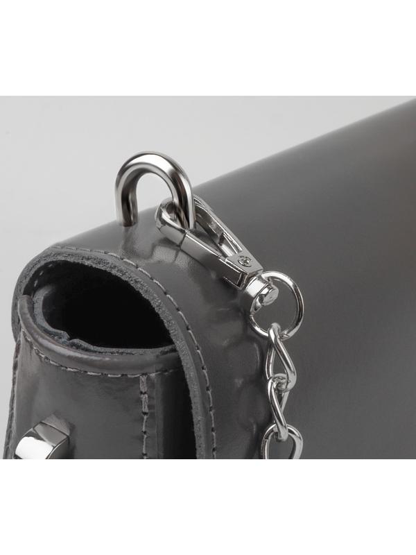 Крепления для ручек на сумку, металлические, 1,8 × 1,5 × 0,5 см, 2 шт, 4 винта, цвет серебряный