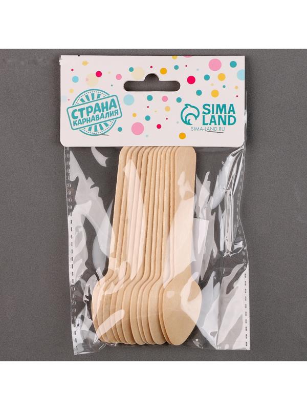 Ложки деревянные, в наборе 12 шт.