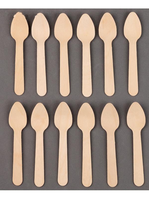 Ложки деревянные, в наборе 12 шт.