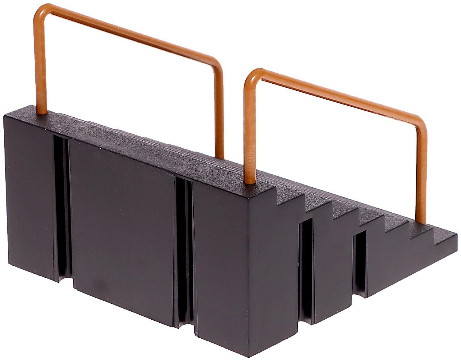 Набор скейт-парк «Прыжок на перила», фингерборд, лесенки с перилами, в пакете