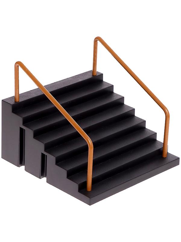 Набор скейт-парк «Прыжок на перила», фингерборд, лесенки с перилами, в пакете