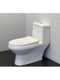 Унитаз детский Comforty 2311W/1, моноблок, 2-реж. арм, вертикальный выпуск, РР с микролифтом   10297