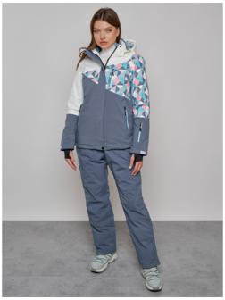 Костюм горнолыжный женский, размер 48, цвет белый