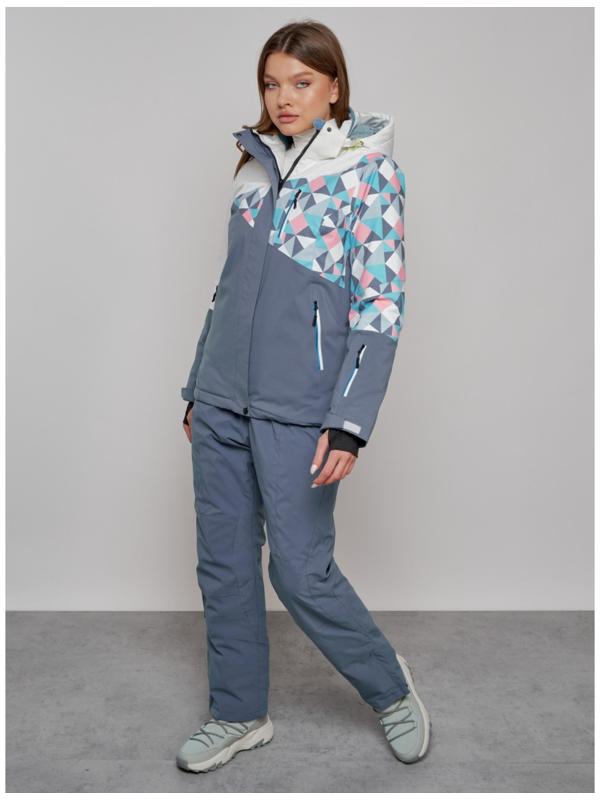 Костюм горнолыжный женский, размер 48, цвет белый