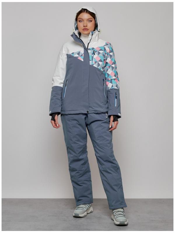 Костюм горнолыжный женский, размер 48, цвет белый