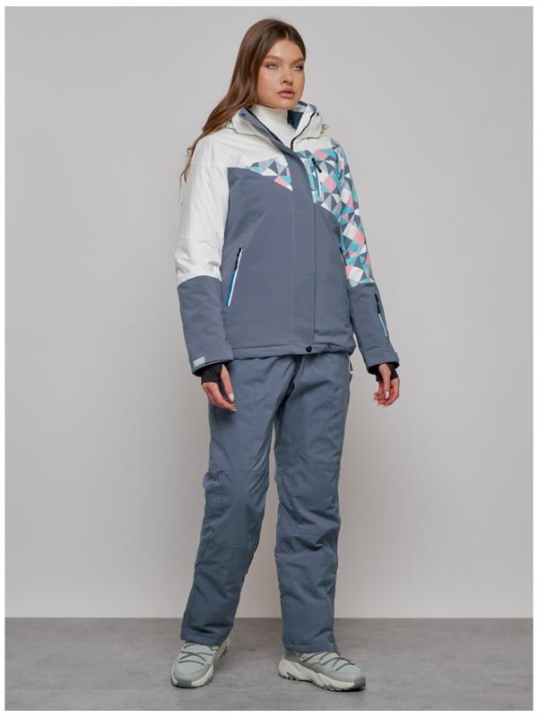 Костюм горнолыжный женский, размер 48, цвет белый