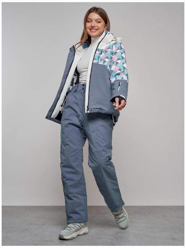 Костюм горнолыжный женский, размер 48, цвет белый