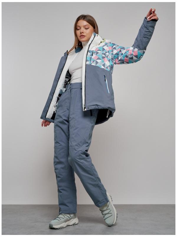 Костюм горнолыжный женский, размер 48, цвет белый