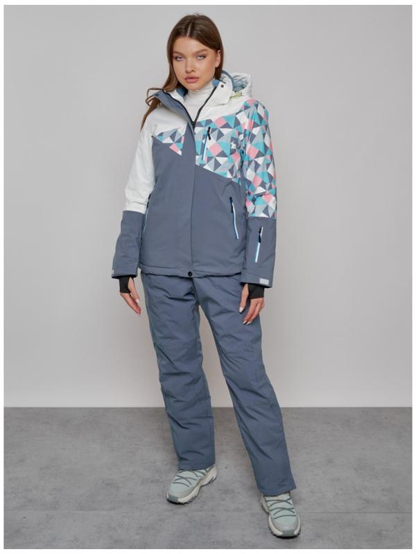 Костюм горнолыжный женский, размер 48, цвет белый