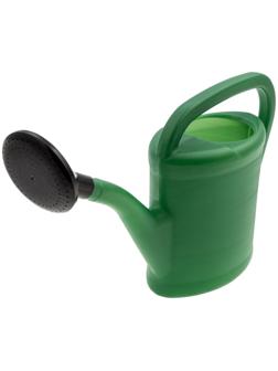 Лейка, 5 л, с рассеивателем, зелёная