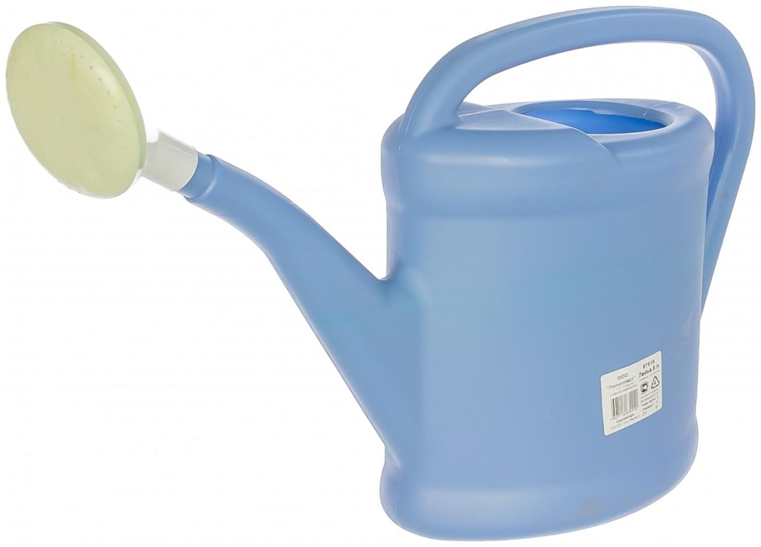 Лейка, 8 л, с рассеивателем, цвет МИКС