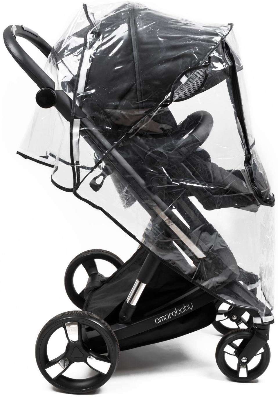 Дождевик для коляски универсальный AmaroBaby Rain Stop