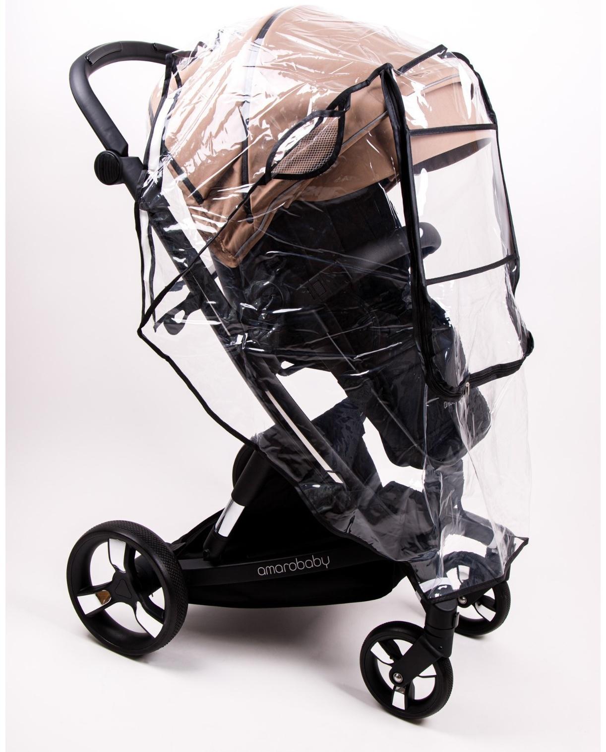 Дождевик для коляски универсальный AmaroBaby Rain Stop