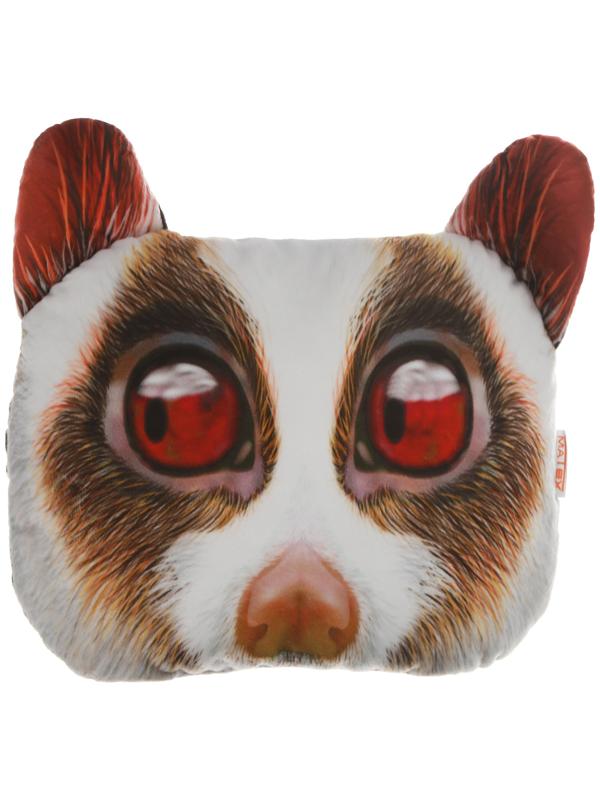 Подушка на подголовник МАТЕХ ANIMALS LINE, Лорис, 30 х 25 х 10 см, белый, песочный