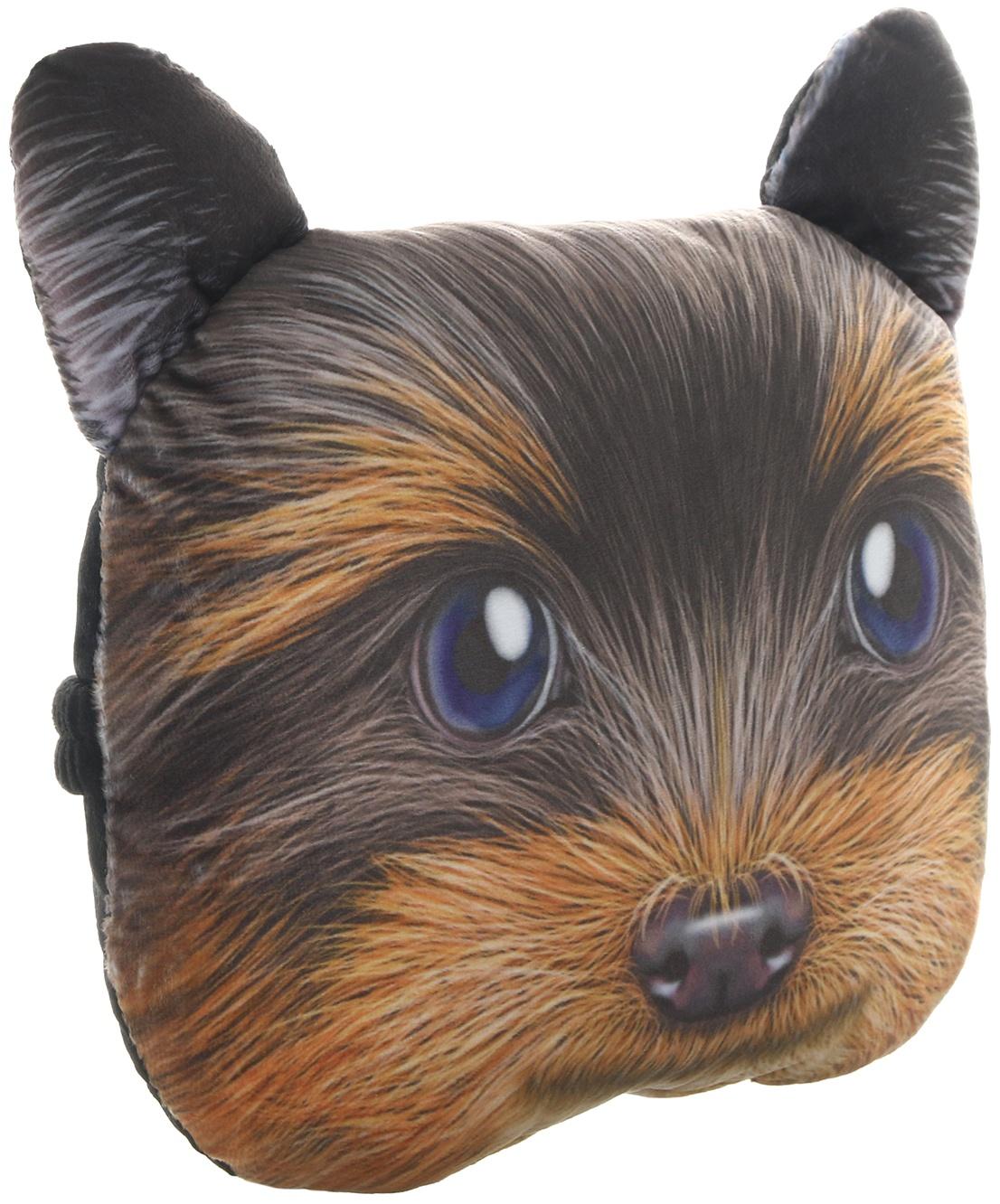 Подушка на подголовник МАТЕХ ANIMALS LINE, Йорик, 30 х 25 х 10 см, коричневый, серый